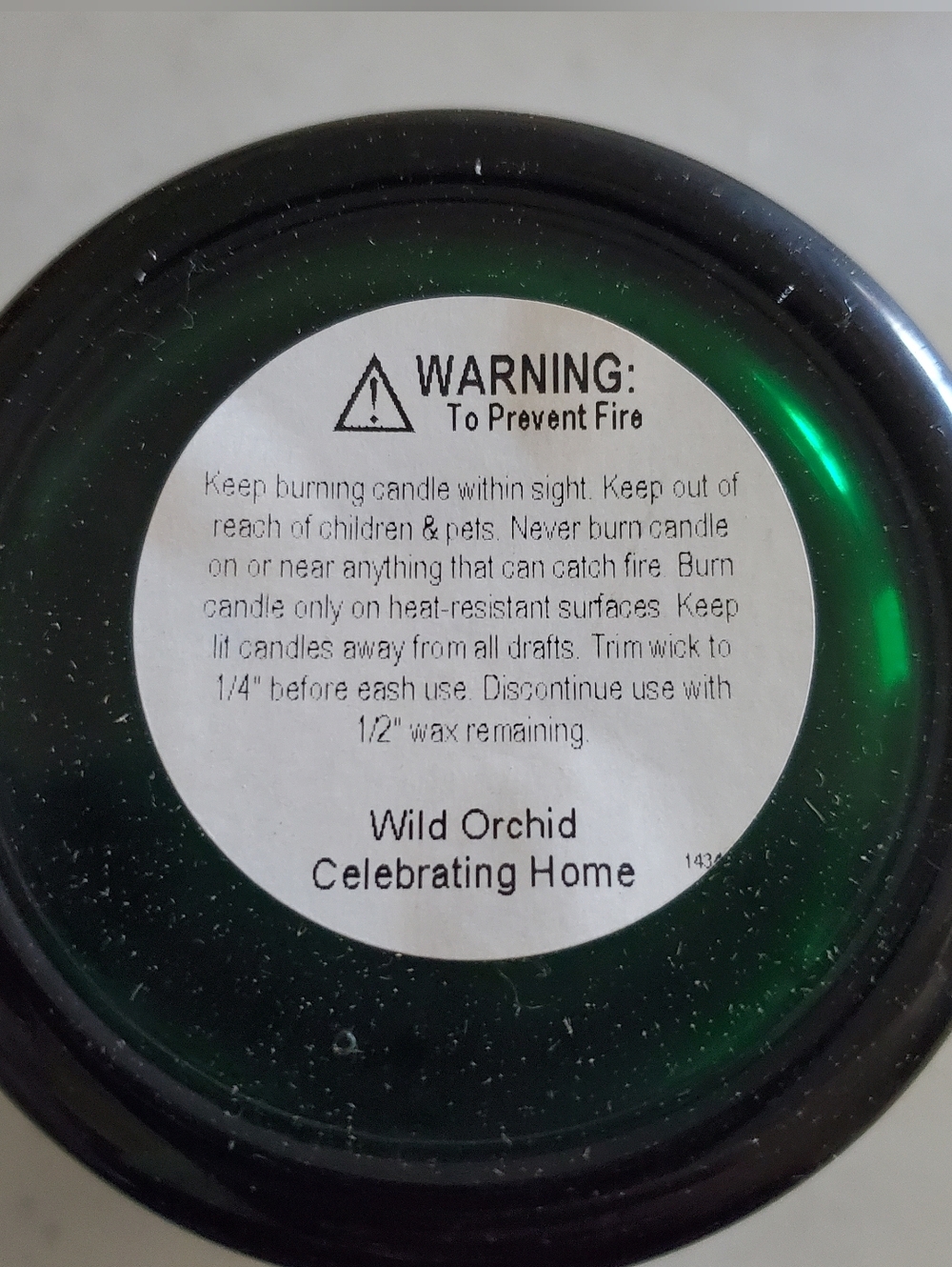 Wild Orchid Candle 13 oz New Celebrating Home Soy wax blend 60 Hours burn time - Picture 9 of 12